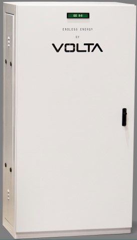 Slimline Short Cabinet with DEYE 5KW Inverter and 5KWh Lithium Battery 740x1450x450